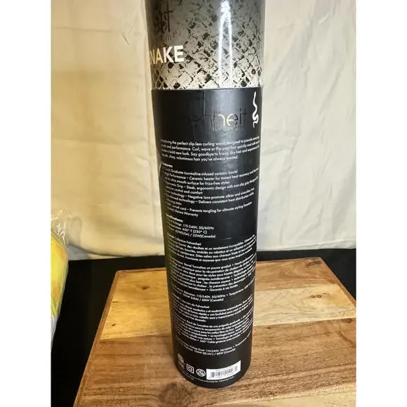 Leopard Tourmaline‎ Infused Ceramic Curling Iron 1 inch NEW in Box - Picture 3 of 6